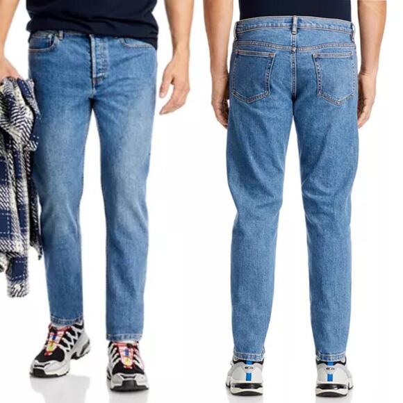 APC A Petite New Standard Men’s Slim Fit Jeans in Stonewash Size 33 x 33 - Picture 1 of 8